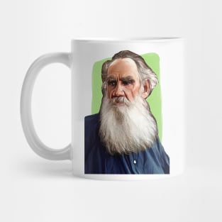 Russian Writer Leo Tolstoy illustration Mug